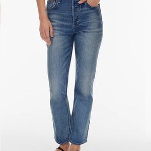 Aritzia Denim Forum Arlo High Rise Straight Size 25